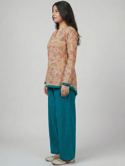 Zehra - Woolen Kurti Pant Set