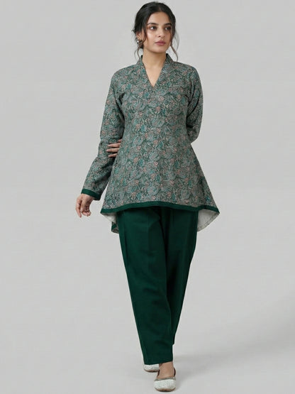 Hina - Woolen Kurti Pant Set