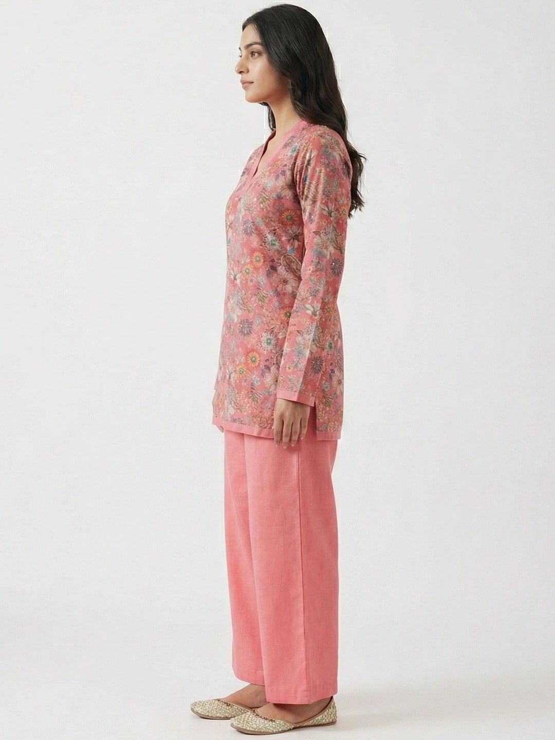Roohi - Woolen Kurti Pant Set